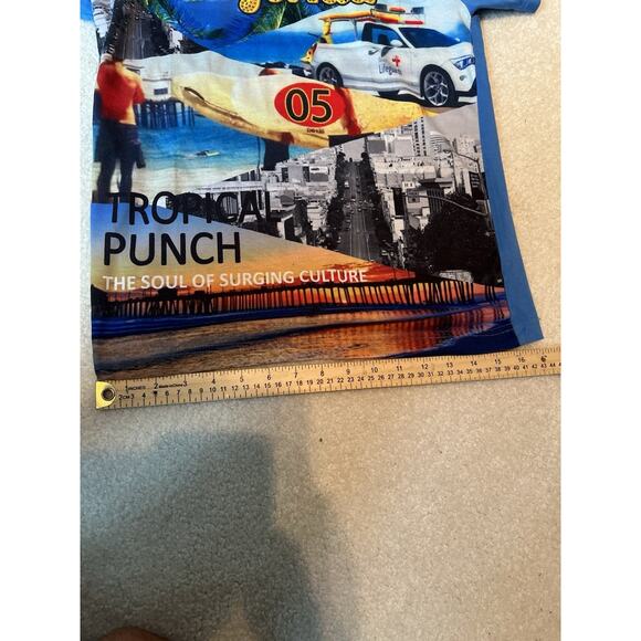 Vintage Tropical Punch California Soul Of Surging Culture Small Shirt Men Women - Picture 8 of 10